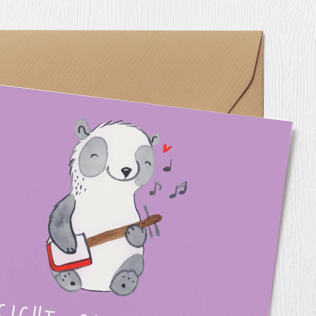 Deluxe Karte Shamisen Abenteuer Hochwertige Grußkarte, Klappkarte, Karte, Geburtstagskarte, Hochwertige Klappkarte, Einladungskarte, Glückwunschkarte, Grußkarte, Hochzeitskarte, Instrumente, Geschenke Musiker, Musikliebhaber