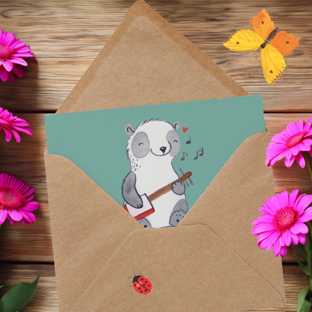 Deluxe Karte Shamisen Abenteuer Hochwertige Grußkarte, Klappkarte, Karte, Geburtstagskarte, Hochwertige Klappkarte, Einladungskarte, Glückwunschkarte, Grußkarte, Hochzeitskarte, Instrumente, Geschenke Musiker, Musikliebhaber