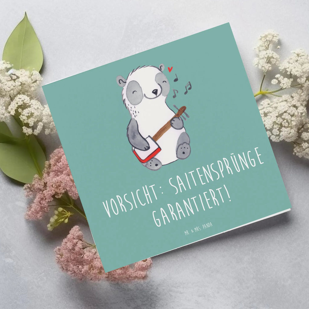 Deluxe Karte Shamisen Abenteuer Hochwertige Grußkarte, Klappkarte, Karte, Geburtstagskarte, Hochwertige Klappkarte, Einladungskarte, Glückwunschkarte, Grußkarte, Hochzeitskarte, Instrumente, Geschenke Musiker, Musikliebhaber