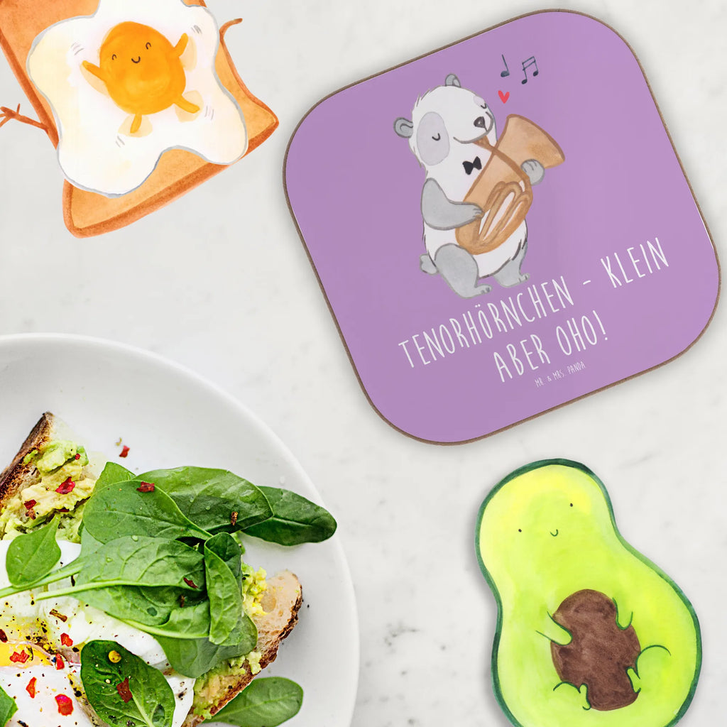 Square coaster Tenorhörnchen - klein aber oho! Untersetzer Gläser, Getränkeuntersetzer, Glasuntersetzer, Untersetzer für Gläser, Untersetzer, Untersetzer aus Holz, Bierdeckel, Holzuntersetzer, Untersetzer Holz, Tassen Untersetzer, Korkuntersetzer, Untersetzer Design, Instrumente, Geschenke Musiker, Musikliebhaber
