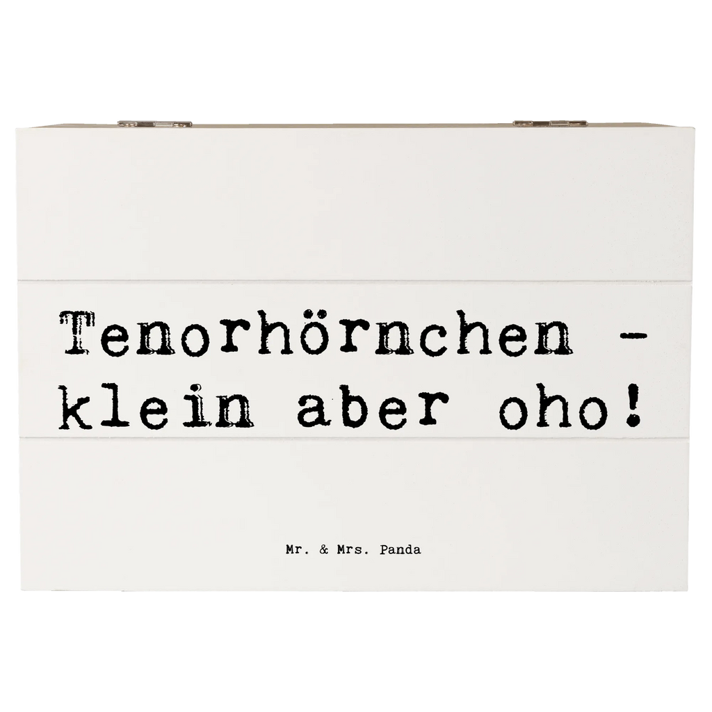 Holzkiste Spruch Tenorhörnchen Magie Truhe, Schatulle, Dekokiste, Schatzkiste, Erinnerungsbox, Kiste, Holzkiste, Geschenkdose, Erinnerungskiste, Aufbewahrungsbox, Geschenkbox, XXL, Instrumente, Geschenke Musiker, Musikliebhaber