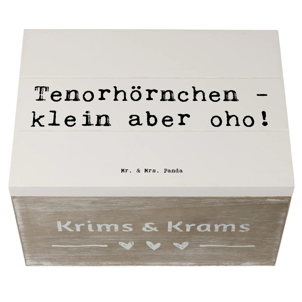 Holzkiste Spruch Tenorhörnchen Magie Truhe, Schatulle, Dekokiste, Schatzkiste, Erinnerungsbox, Kiste, Holzkiste, Geschenkdose, Erinnerungskiste, Aufbewahrungsbox, Geschenkbox, XXL, Instrumente, Geschenke Musiker, Musikliebhaber