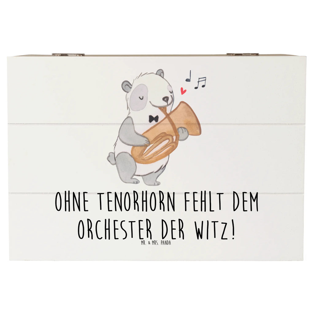 Wooden chest Ohne Tenorhorn fehlt dem Orchester der Witz! Erinnerungsbox, Kiste, Holzkiste, Schatzkiste, XXL, Erinnerungskiste, Schatulle, Geschenkbox, Truhe, Dekokiste, Aufbewahrungsbox, Geschenkdose, Instrumente, Geschenke Musiker, Musikliebhaber