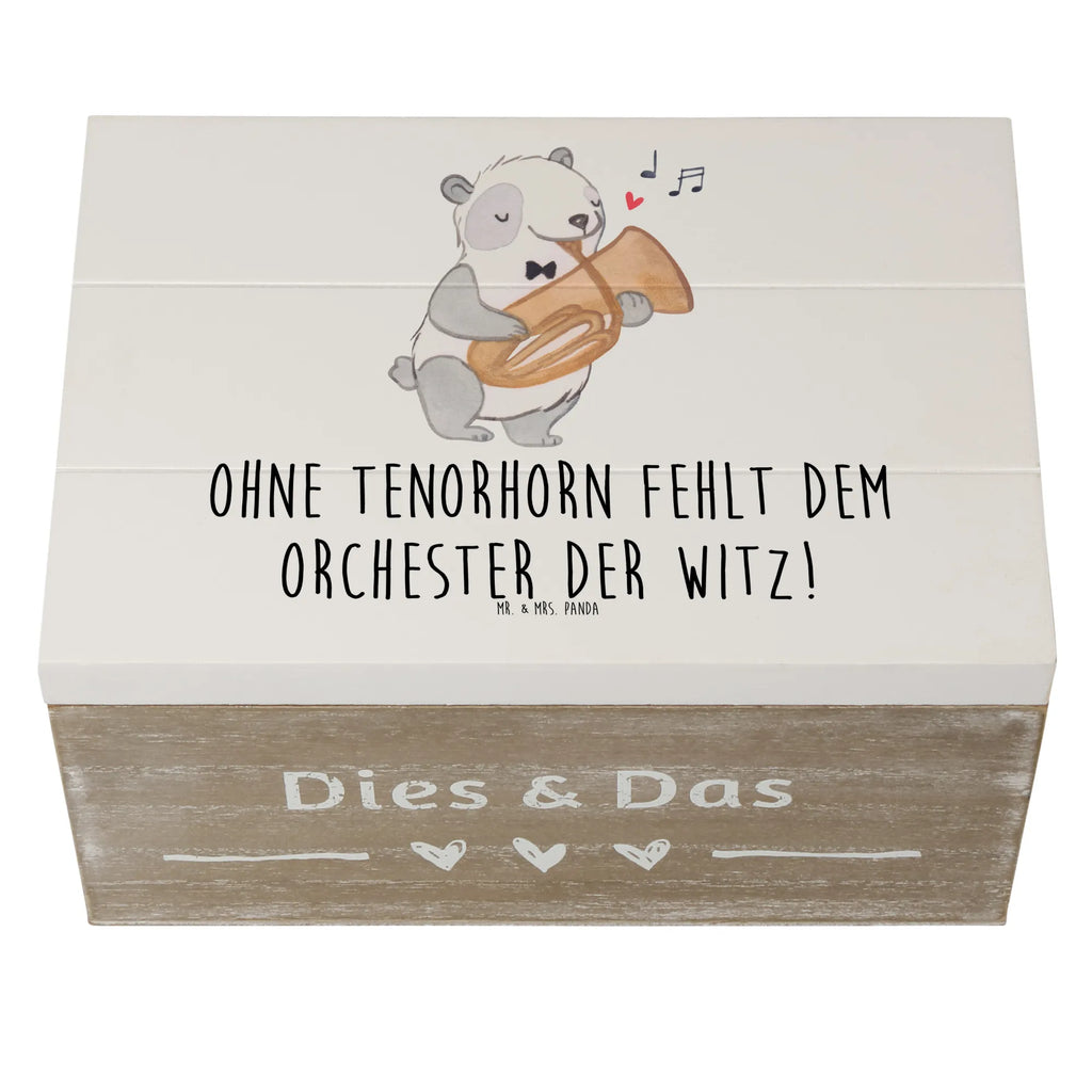 Wooden chest Ohne Tenorhorn fehlt dem Orchester der Witz! Erinnerungsbox, Kiste, Holzkiste, Schatzkiste, XXL, Erinnerungskiste, Schatulle, Geschenkbox, Truhe, Dekokiste, Aufbewahrungsbox, Geschenkdose, Instrumente, Geschenke Musiker, Musikliebhaber