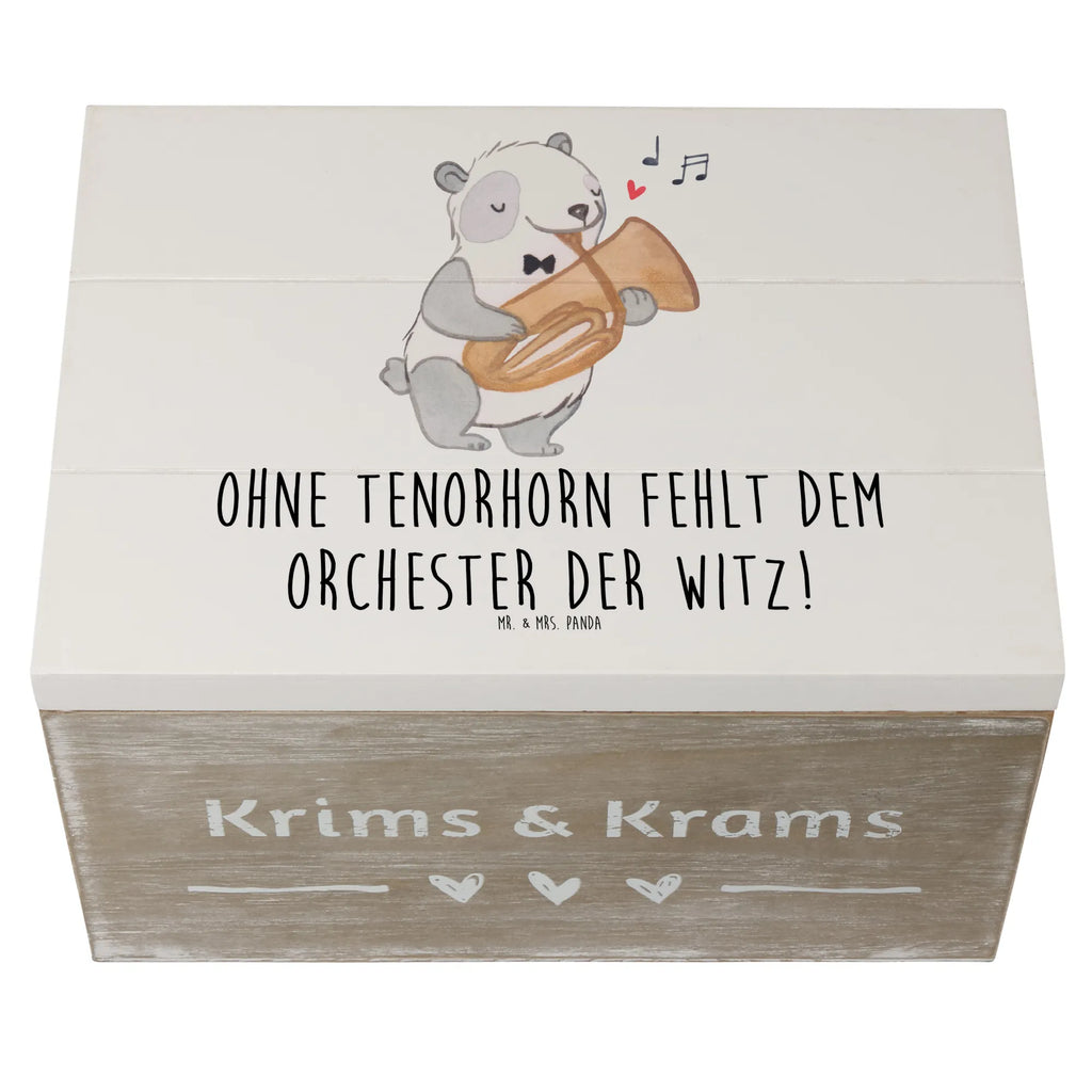 Wooden chest Ohne Tenorhorn fehlt dem Orchester der Witz! Erinnerungsbox, Kiste, Holzkiste, Schatzkiste, XXL, Erinnerungskiste, Schatulle, Geschenkbox, Truhe, Dekokiste, Aufbewahrungsbox, Geschenkdose, Instrumente, Geschenke Musiker, Musikliebhaber
