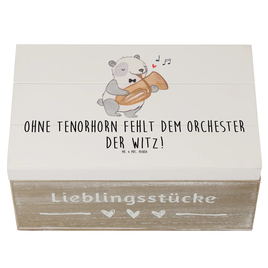 Wooden chest Ohne Tenorhorn fehlt dem Orchester der Witz! Erinnerungsbox, Kiste, Holzkiste, Schatzkiste, XXL, Erinnerungskiste, Schatulle, Geschenkbox, Truhe, Dekokiste, Aufbewahrungsbox, Geschenkdose, Instrumente, Geschenke Musiker, Musikliebhaber