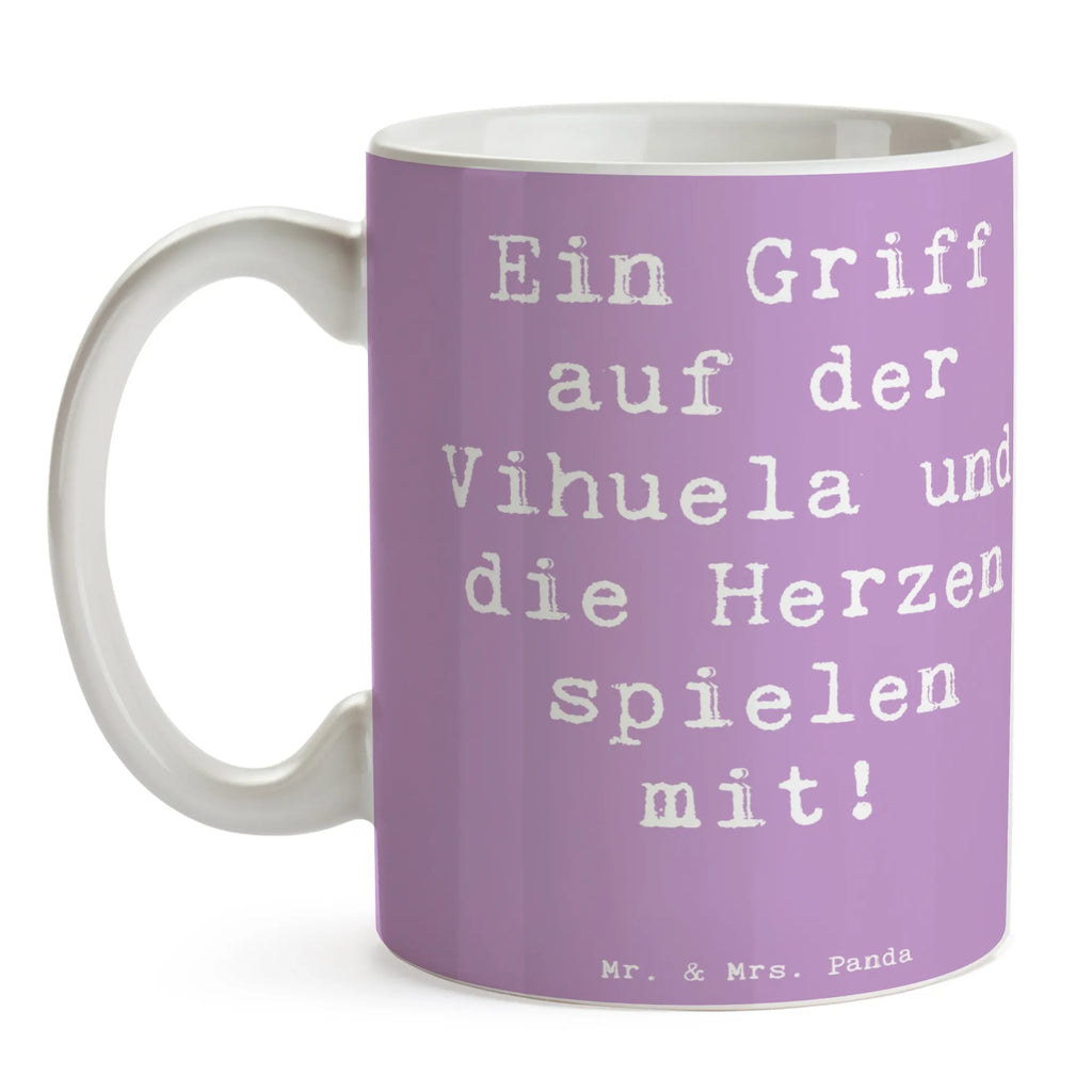 Tasse Spruch Vihuela Herzklang Porzellantasse, Tasse mit Zitaten, Kaffeetasse, Teetasse, Keramiktasse, Tasse, Geschenktasse, Bürotasse, Tasse mit Motiven, Instrumente, Geschenke Musiker, Musikliebhaber