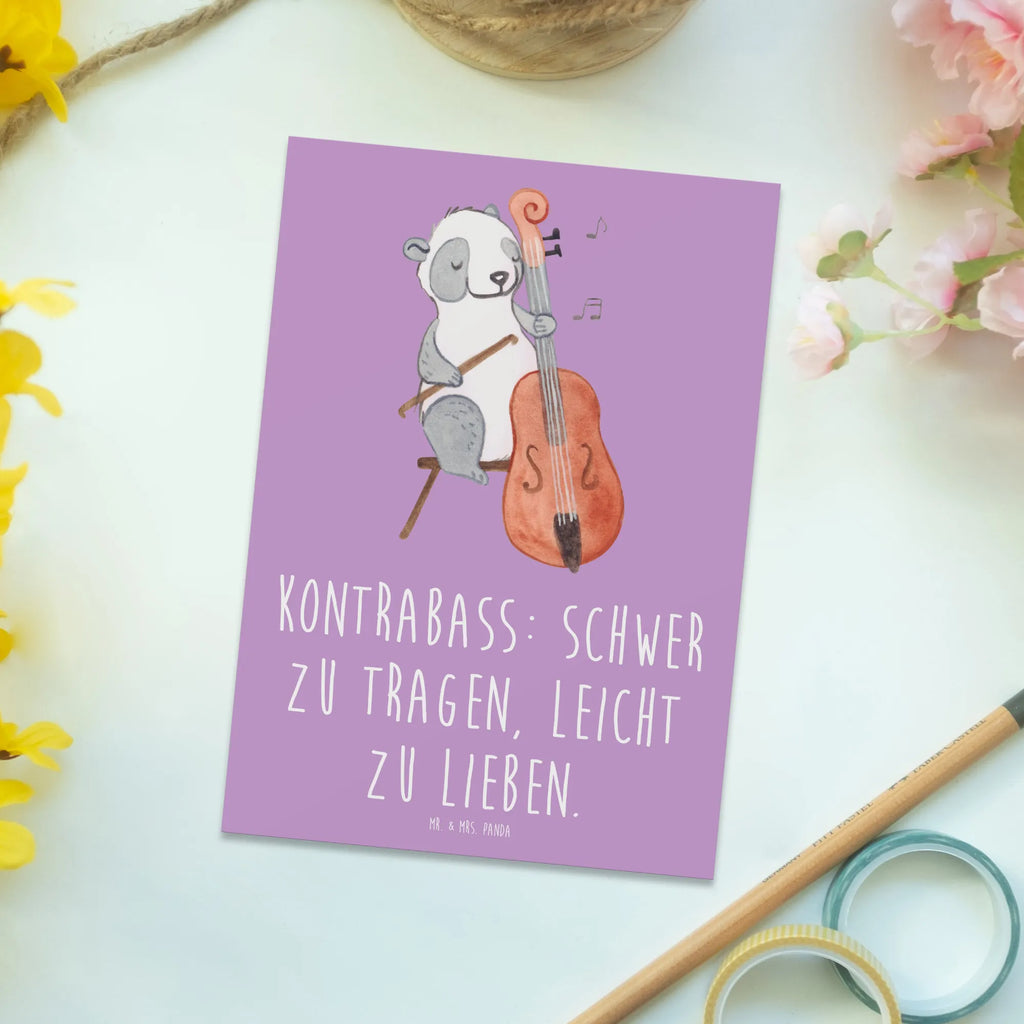 Postkarte Kontrabass Liebe Einladungskarte, Einladung Geburtstag, Ansichtskarten, Einladungskarten Geburtstag, Ansichtskarte, Postkarte, Geburtstagskarte, Grußkarte, Dankeskarte, Karte, Geschenkkarte, Einladung, Instrumente, Geschenke Musiker, Musikliebhaber