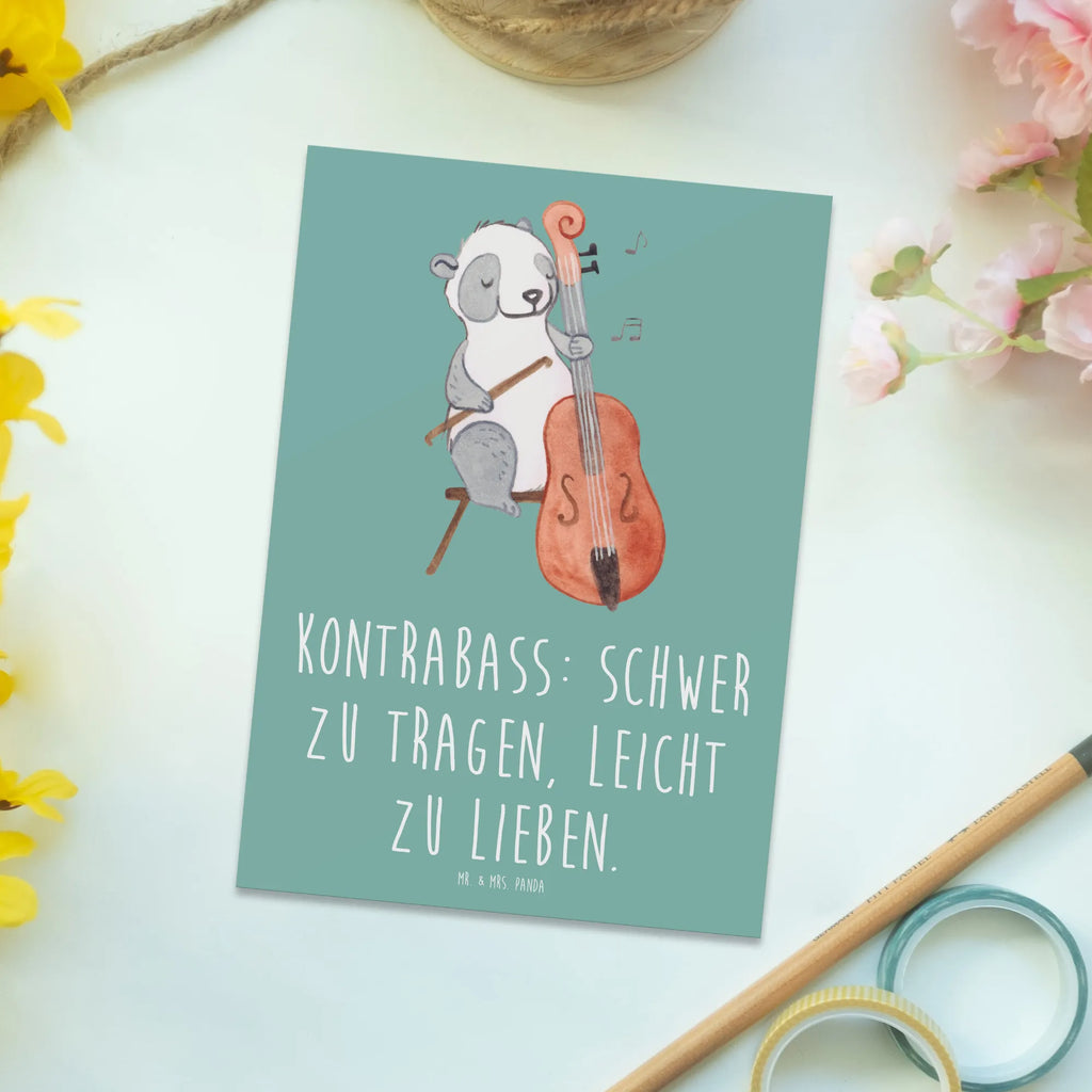 Postkarte Kontrabass Liebe Einladungskarte, Einladung Geburtstag, Ansichtskarten, Einladungskarten Geburtstag, Ansichtskarte, Postkarte, Geburtstagskarte, Grußkarte, Dankeskarte, Karte, Geschenkkarte, Einladung, Instrumente, Geschenke Musiker, Musikliebhaber