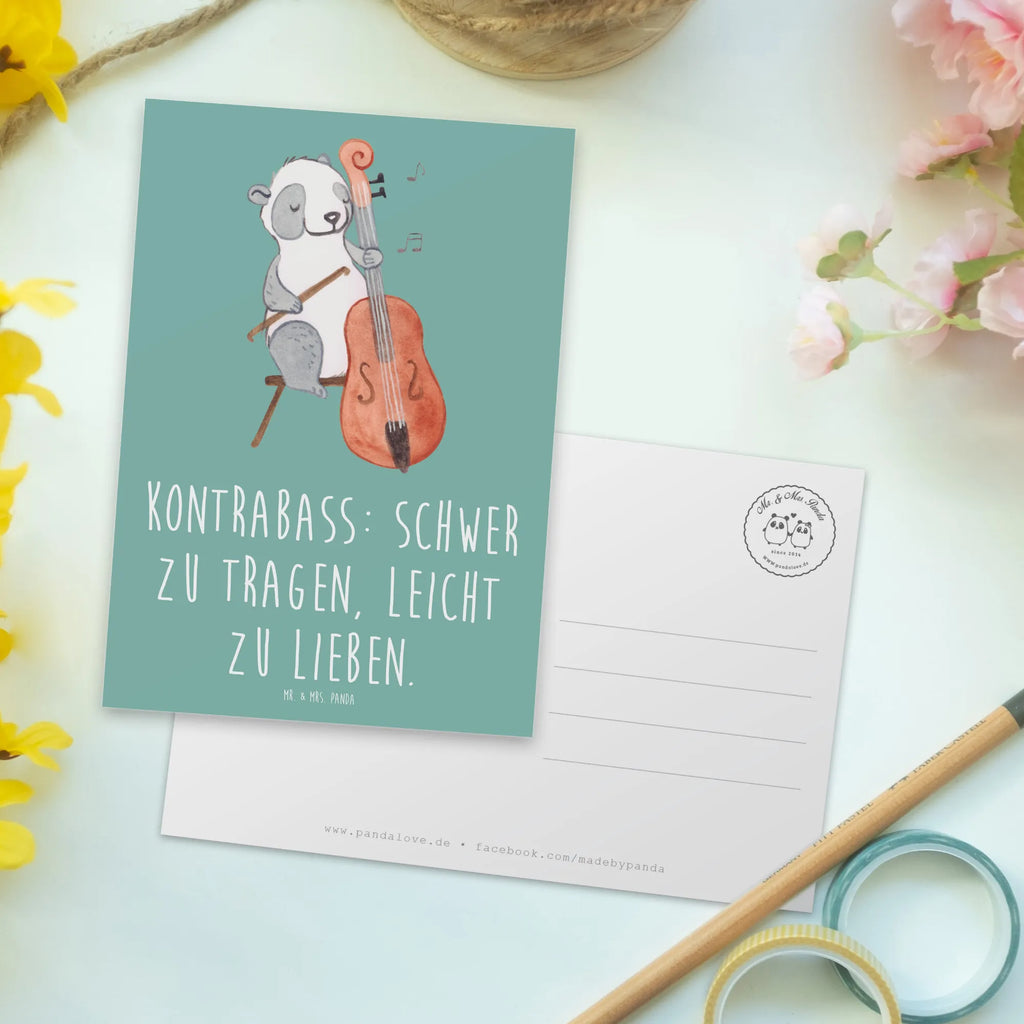 Postkarte Kontrabass Liebe Einladungskarte, Einladung Geburtstag, Ansichtskarten, Einladungskarten Geburtstag, Ansichtskarte, Postkarte, Geburtstagskarte, Grußkarte, Dankeskarte, Karte, Geschenkkarte, Einladung, Instrumente, Geschenke Musiker, Musikliebhaber