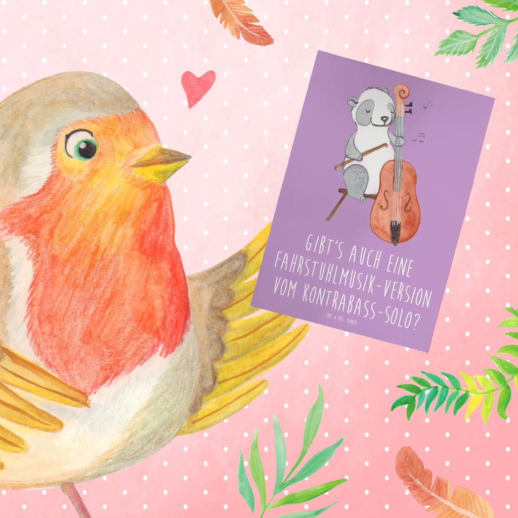 Greetings card Gibt's auch eine Fahrstuhlmusik-Version vom Kontrabass-Solo? Hochzeitskarte, Ansichtskarten, Einladungskarte, Klappkarte, Glückwunschkarte, Geburtstagskarte, Grußkarte, Karte, Instrumente, Geschenke Musiker, Musikliebhaber