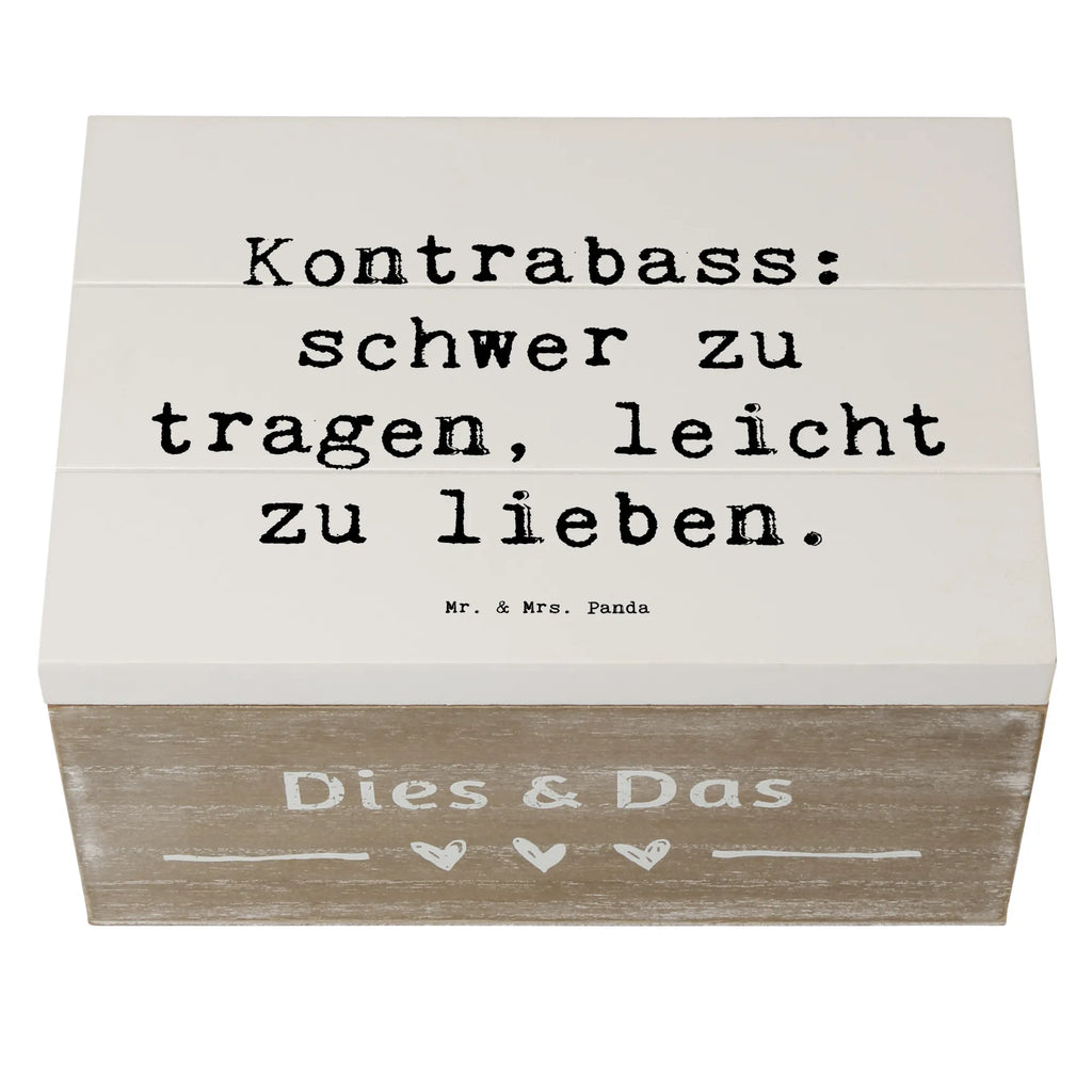 Wooden chest Saying Kontrabass: schwer zu tragen, leicht zu lieben. Geschenkbox, Schatulle, XXL, Truhe, Erinnerungskiste, Kiste, Geschenkdose, Aufbewahrungsbox, Dekokiste, Schatzkiste, Erinnerungsbox, Holzkiste, Instrumente, Geschenke Musiker, Musikliebhaber