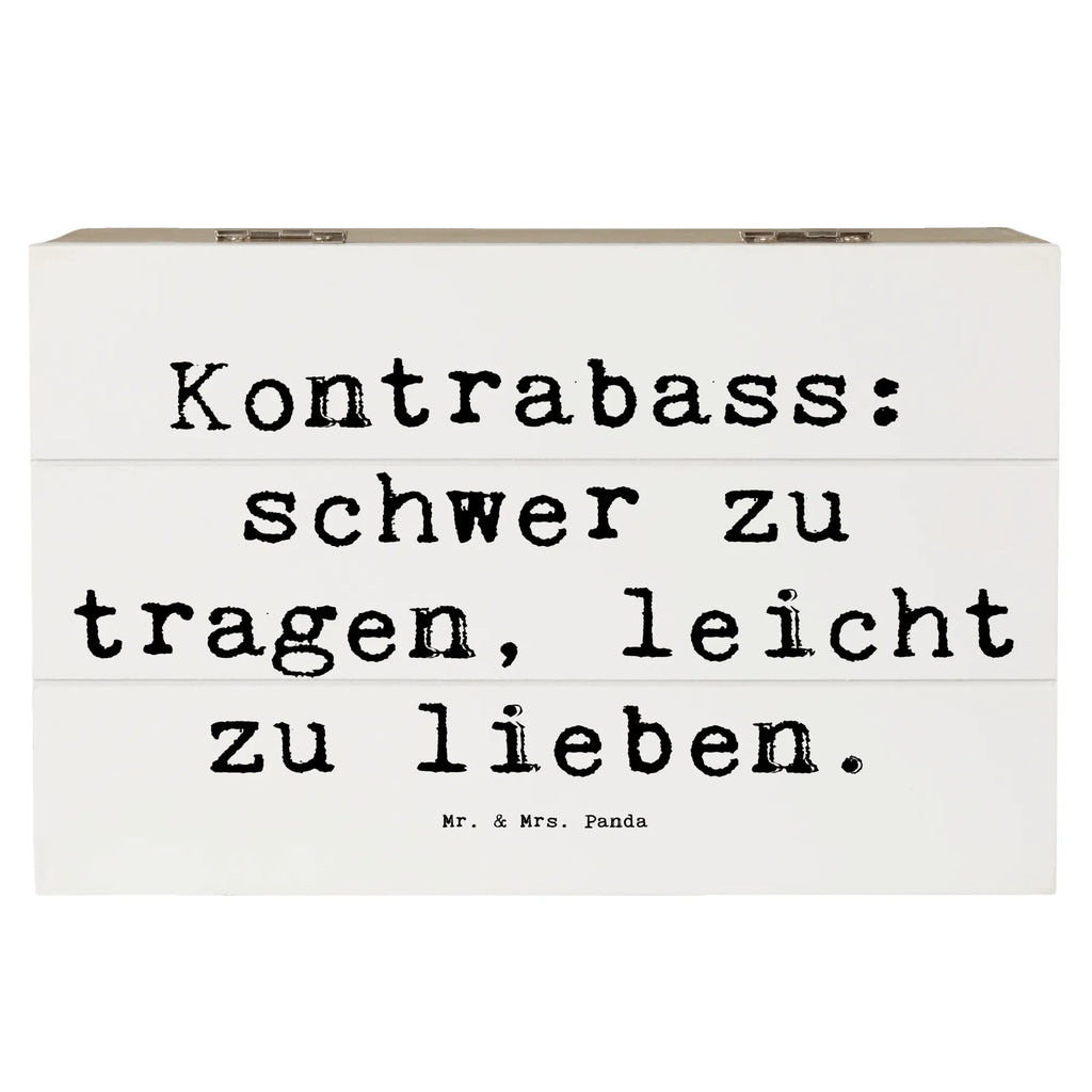 Wooden chest Saying Kontrabass: schwer zu tragen, leicht zu lieben. Geschenkbox, Schatulle, XXL, Truhe, Erinnerungskiste, Kiste, Geschenkdose, Aufbewahrungsbox, Dekokiste, Schatzkiste, Erinnerungsbox, Holzkiste, Instrumente, Geschenke Musiker, Musikliebhaber