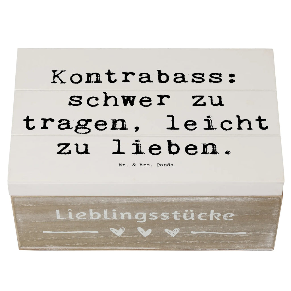 Wooden chest Saying Kontrabass: schwer zu tragen, leicht zu lieben. Geschenkbox, Schatulle, XXL, Truhe, Erinnerungskiste, Kiste, Geschenkdose, Aufbewahrungsbox, Dekokiste, Schatzkiste, Erinnerungsbox, Holzkiste, Instrumente, Geschenke Musiker, Musikliebhaber
