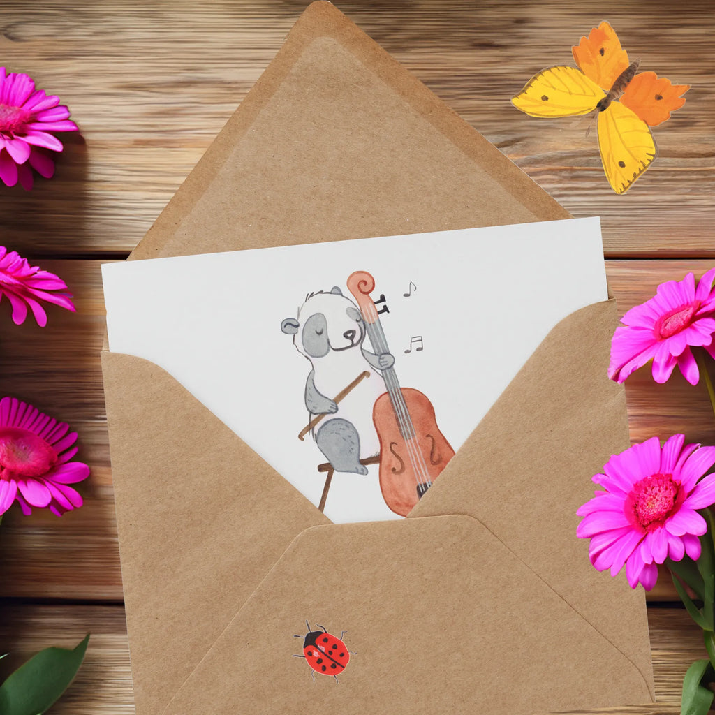 Deluxe Card Kontrabass: schwer zu tragen, leicht zu lieben. Karte, Hochwertige Grußkarte, Glückwunschkarte, Hochwertige Klappkarte, Hochzeitskarte, Klappkarte, Grußkarte, Einladungskarte, Geburtstagskarte, Instrumente, Geschenke Musiker, Musikliebhaber