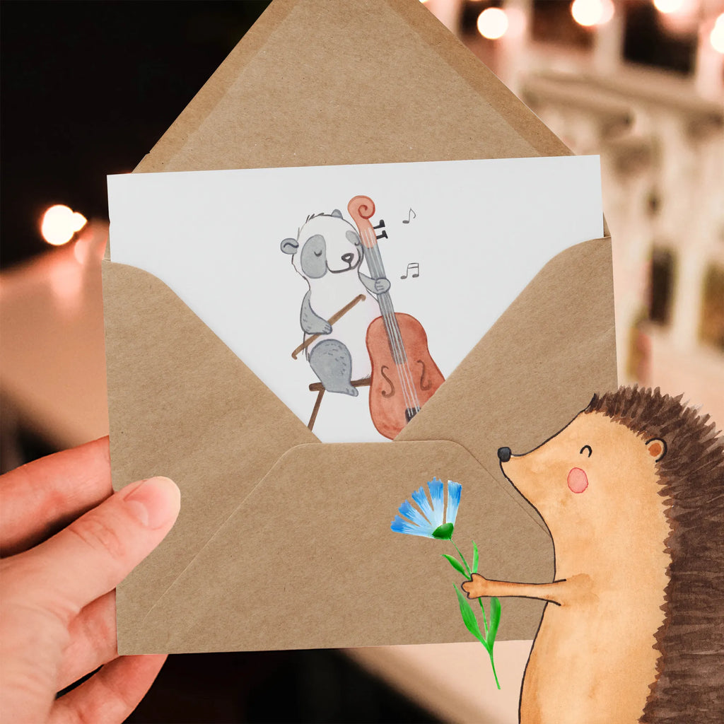 Deluxe Card Kontrabass: schwer zu tragen, leicht zu lieben. Karte, Hochwertige Grußkarte, Glückwunschkarte, Hochwertige Klappkarte, Hochzeitskarte, Klappkarte, Grußkarte, Einladungskarte, Geburtstagskarte, Instrumente, Geschenke Musiker, Musikliebhaber