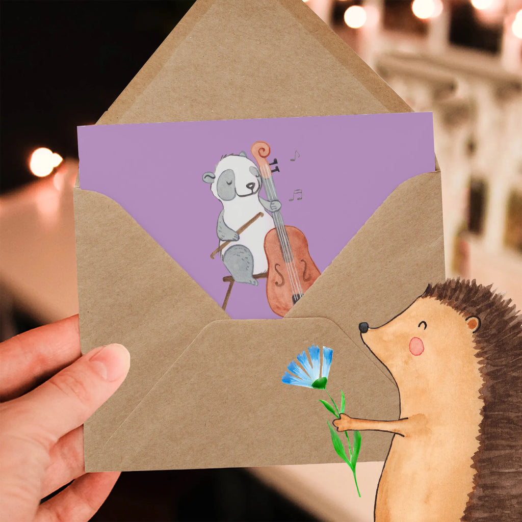 Deluxe Card Kontrabass: schwer zu tragen, leicht zu lieben. Karte, Hochwertige Grußkarte, Glückwunschkarte, Hochwertige Klappkarte, Hochzeitskarte, Klappkarte, Grußkarte, Einladungskarte, Geburtstagskarte, Instrumente, Geschenke Musiker, Musikliebhaber