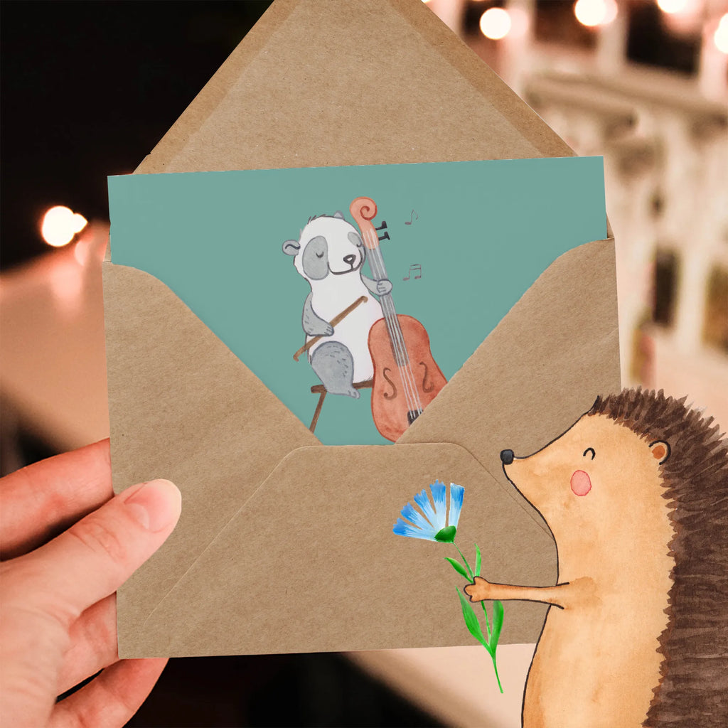 Deluxe Card Kontrabass: schwer zu tragen, leicht zu lieben. Karte, Hochwertige Grußkarte, Glückwunschkarte, Hochwertige Klappkarte, Hochzeitskarte, Klappkarte, Grußkarte, Einladungskarte, Geburtstagskarte, Instrumente, Geschenke Musiker, Musikliebhaber