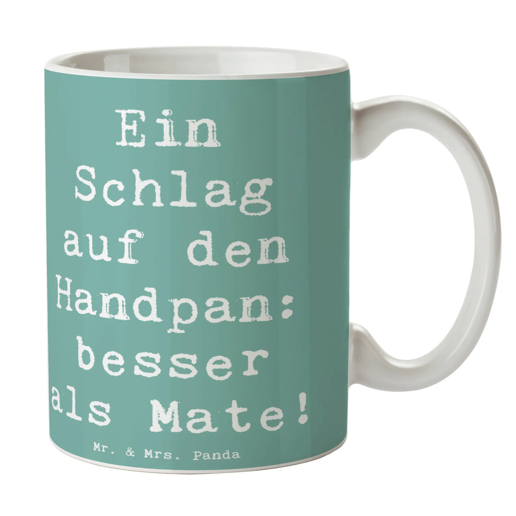 Tasse Spruch Handpan Zauber Tasse mit Motiven, Teetasse, Bürotasse, Porzellantasse, Keramiktasse, Geschenktasse, Tasse mit Zitaten, Kaffeetasse, Tasse, Instrumente, Geschenke Musiker, Musikliebhaber