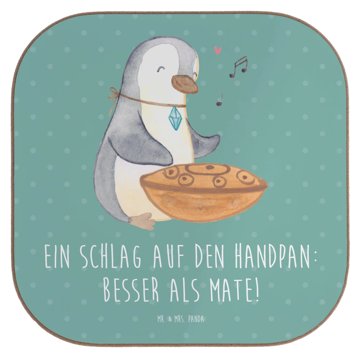 Square coaster Ein Schlag auf den Handpan: besser als Mate! Instruments, gifts for musicians, music enthusiasts