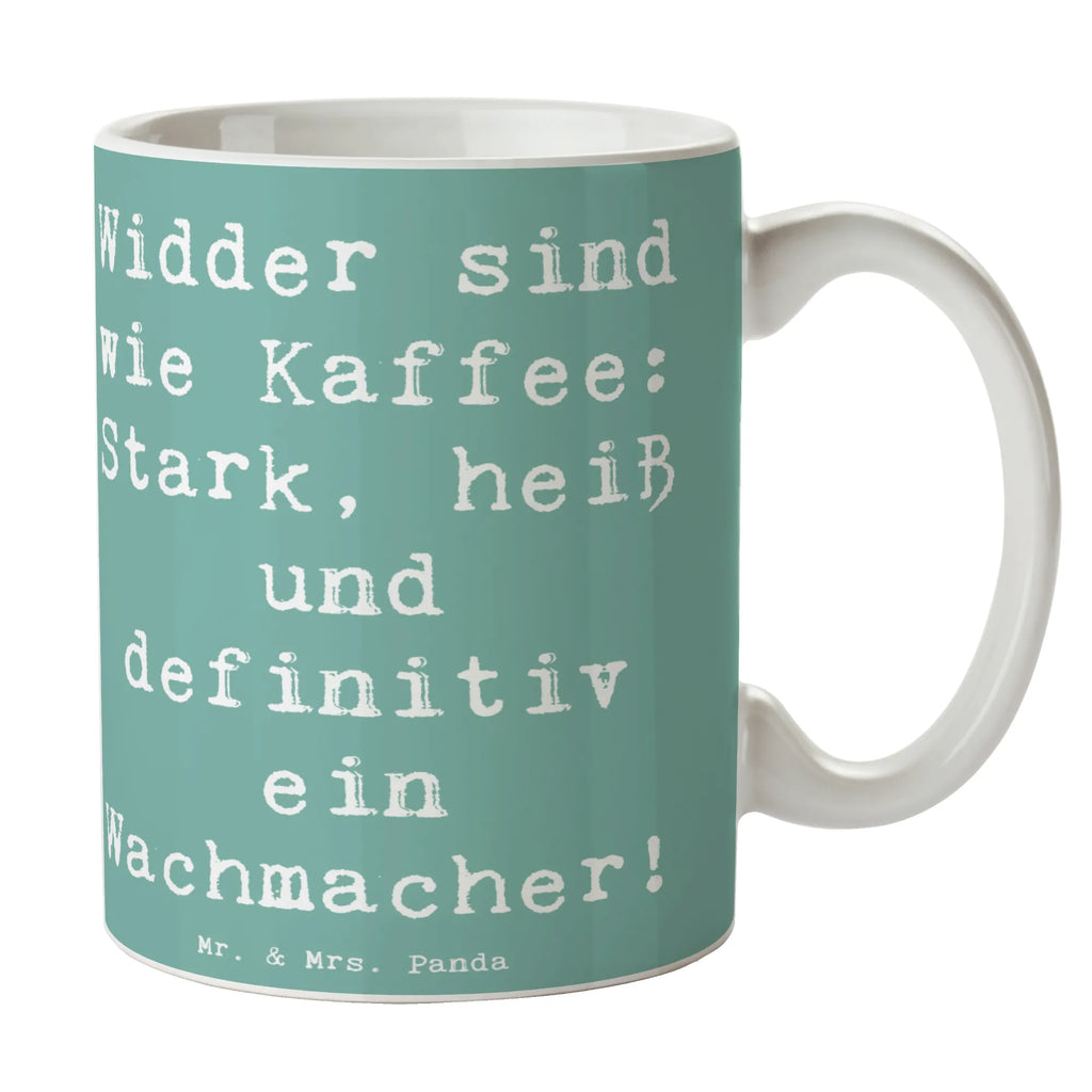 Mug Saying Widder sind wie Kaffee: Stark, heiß und definitiv ein Wachmacher! Kaffeetasse, Geschenktasse, Tasse mit Zitaten, Porzellantasse, Tasse, Teetasse, Tasse mit Motiven, Keramiktasse, Bürotasse, Tierkreiszeichen, Sternzeichen, Horoskop, Astrologie, Aszendent