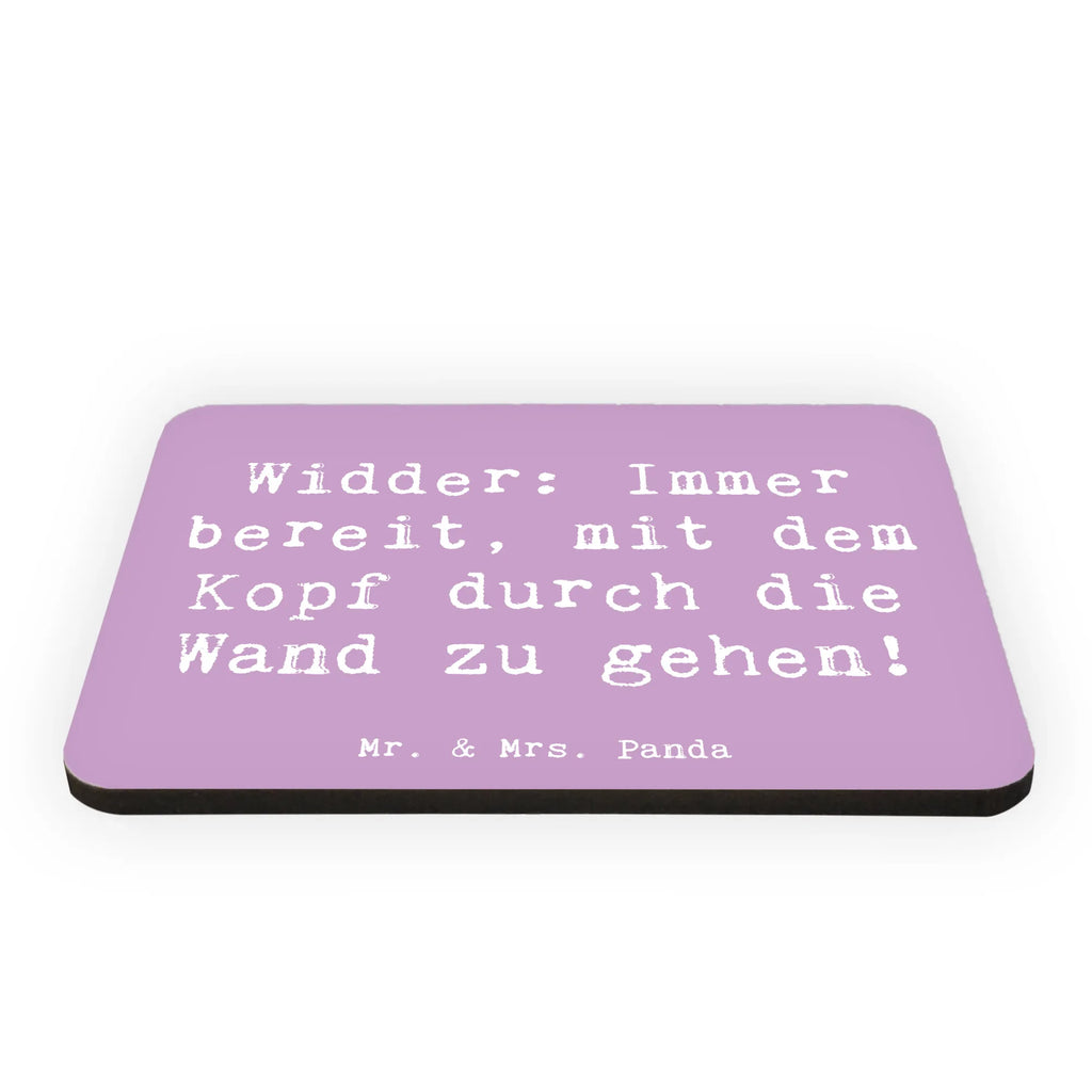 Magnet Saying Widder: Immer bereit, mit dem Kopf durch die Wand zu gehen! Motivmagnete, Kühlschrank Dekoration, Dekomagnet, Souvenir Magnet, Pinnwandmagnet, Kühlschrankmagnet, Whiteboard Magnet, Notiz Magnet, Tierkreiszeichen, Sternzeichen, Horoskop, Astrologie, Aszendent