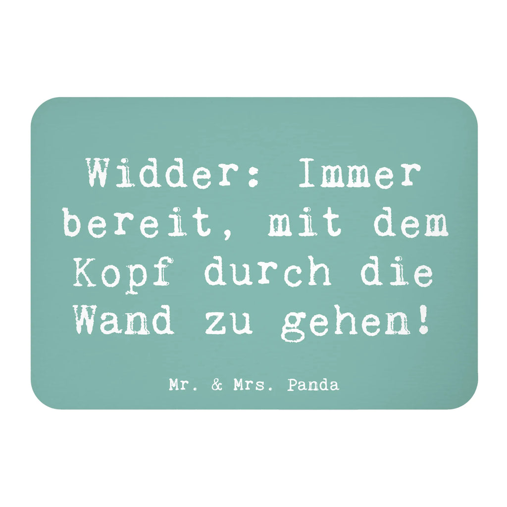 Magnet Saying Widder: Immer bereit, mit dem Kopf durch die Wand zu gehen! Motivmagnete, Kühlschrank Dekoration, Dekomagnet, Souvenir Magnet, Pinnwandmagnet, Kühlschrankmagnet, Whiteboard Magnet, Notiz Magnet, Tierkreiszeichen, Sternzeichen, Horoskop, Astrologie, Aszendent