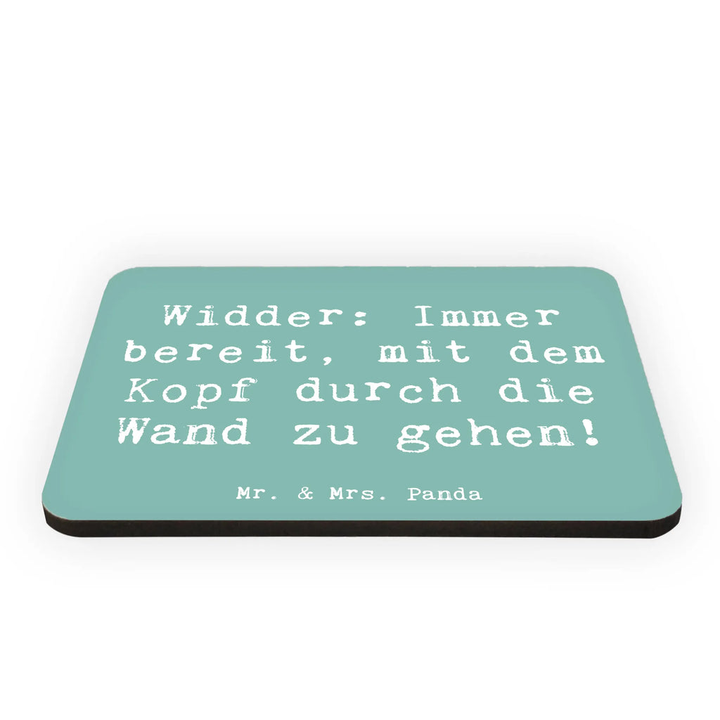 Magnet Saying Widder: Immer bereit, mit dem Kopf durch die Wand zu gehen! Motivmagnete, Kühlschrank Dekoration, Dekomagnet, Souvenir Magnet, Pinnwandmagnet, Kühlschrankmagnet, Whiteboard Magnet, Notiz Magnet, Tierkreiszeichen, Sternzeichen, Horoskop, Astrologie, Aszendent