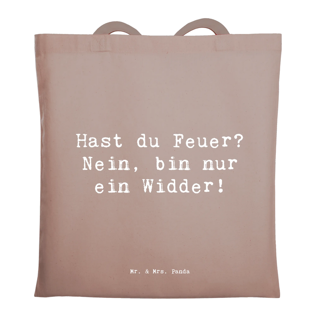 Tote bag Saying Hast du Feuer? Nein, bin nur ein Widder! Beuteltasche, Beutel, Einkaufstasche, Jutebeutel, Stoffbeutel, Tasche, Shopper, Umhängetasche, Strandtasche, Schultertasche, Stofftasche, Tragetasche, Badetasche, Jutetasche, Einkaufstüte, Laptoptasche, Tierkreiszeichen, Sternzeichen, Horoskop, Astrologie, Aszendent