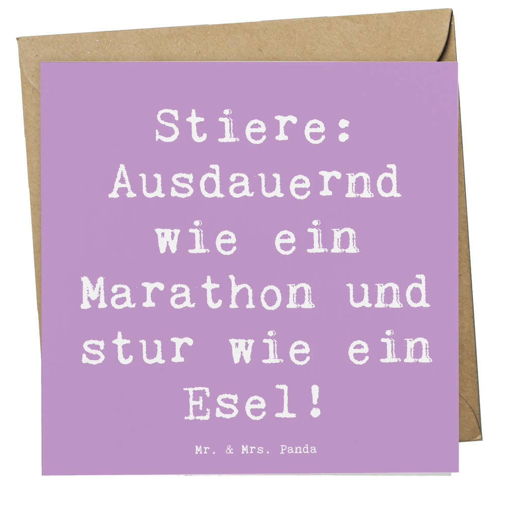 Deluxe Karte Spruch Starker Stier Karte, Hochwertige Klappkarte, Hochzeitskarte, Grußkarte, Hochwertige Grußkarte, Glückwunschkarte, Einladungskarte, Klappkarte, Geburtstagskarte, Tierkreiszeichen, Sternzeichen, Horoskop, Astrologie, Aszendent