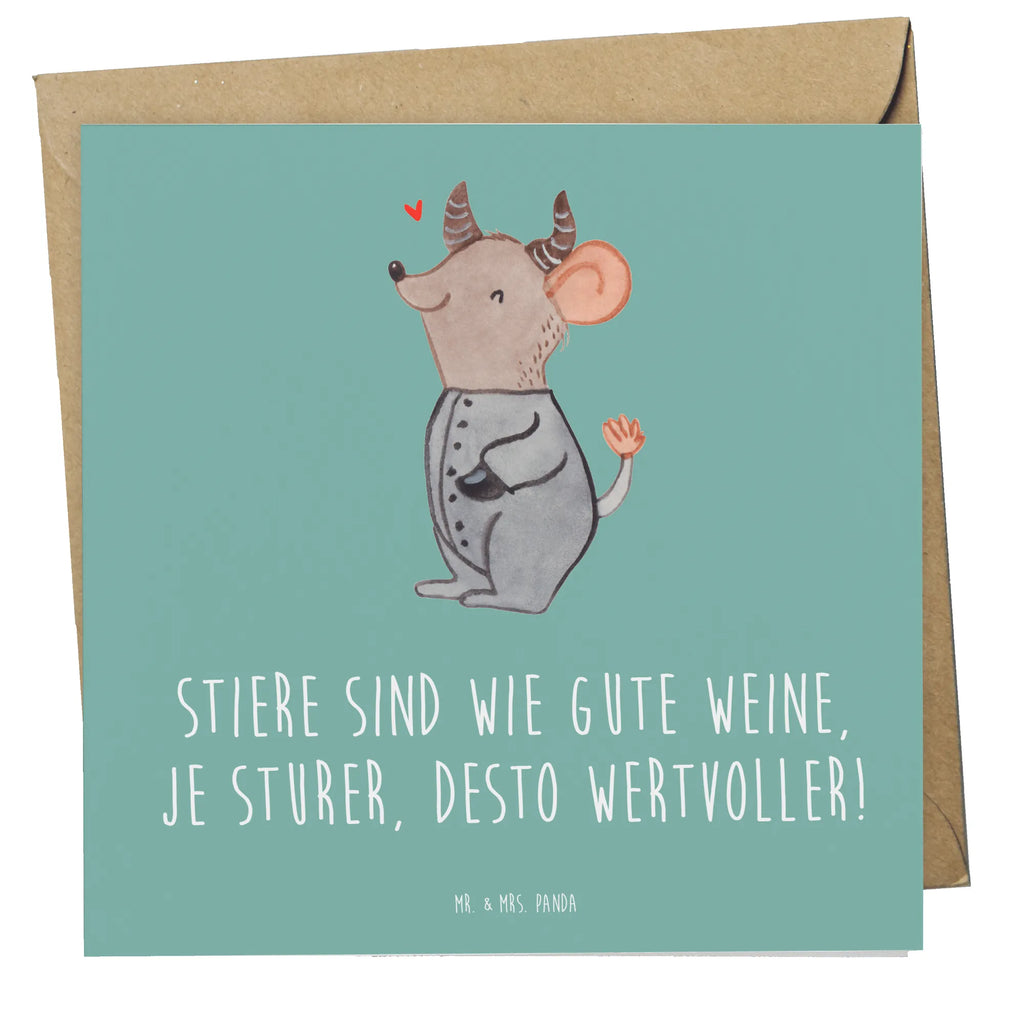 Deluxe Karte Sturer Stier Hochwertige Klappkarte, Glückwunschkarte, Grußkarte, Einladungskarte, Geburtstagskarte, Karte, Klappkarte, Hochzeitskarte, Hochwertige Grußkarte, Tierkreiszeichen, Sternzeichen, Horoskop, Astrologie, Aszendent
