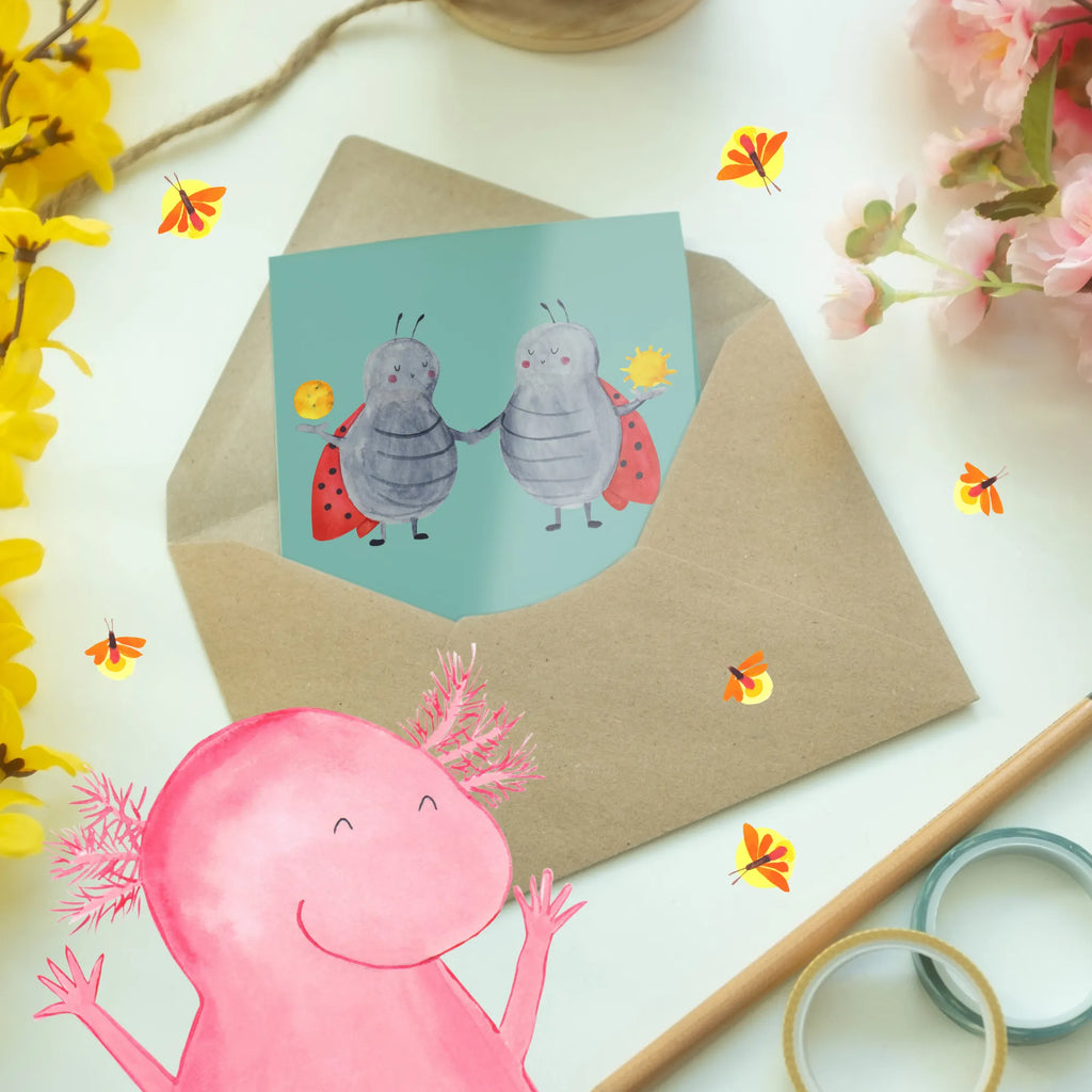 Grußkarte Zwillinge Abenteuer Hochzeitskarte, Einladungskarte, Grußkarte, Klappkarte, Geburtstagskarte, Glückwunschkarte, Karte, Ansichtskarten, Tierkreiszeichen, Sternzeichen, Horoskop, Astrologie, Aszendent