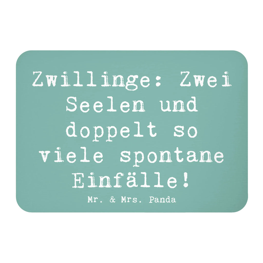 Magnet Saying Zwillinge: Zwei Seelen und doppelt so viele spontane Einfälle! Motivmagnete, Souvenir Magnet, Pinnwandmagnet, Kühlschrank Dekoration, Notiz Magnet, Dekomagnet, Whiteboard Magnet, Kühlschrankmagnet, Tierkreiszeichen, Sternzeichen, Horoskop, Astrologie, Aszendent