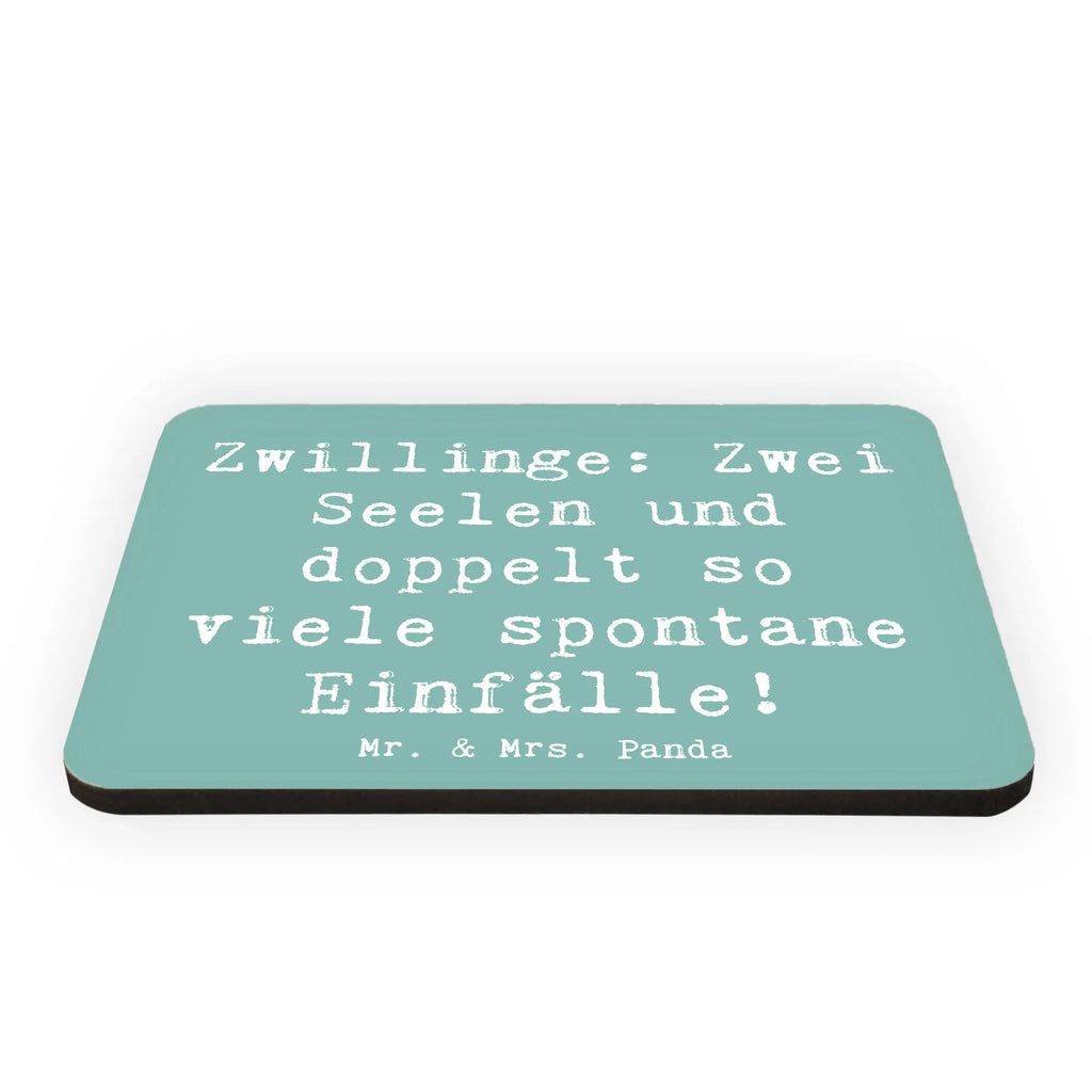 Magnet Saying Zwillinge: Zwei Seelen und doppelt so viele spontane Einfälle! Motivmagnete, Souvenir Magnet, Pinnwandmagnet, Kühlschrank Dekoration, Notiz Magnet, Dekomagnet, Whiteboard Magnet, Kühlschrankmagnet, Tierkreiszeichen, Sternzeichen, Horoskop, Astrologie, Aszendent