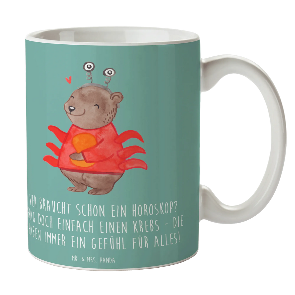 Mug Wer braucht schon ein Horoskop? Frag doch einfach einen Krebs - die haben immer ein Gefühl für alles! Geschenktasse, Tasse, Kaffeetasse, Bürotasse, Teetasse, Tasse mit Motiven, Keramiktasse, Porzellantasse, Tasse mit Zitaten, Tierkreiszeichen, Sternzeichen, Horoskop, Astrologie, Aszendent