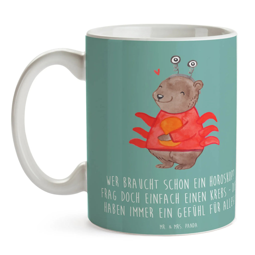 Mug Wer braucht schon ein Horoskop? Frag doch einfach einen Krebs - die haben immer ein Gefühl für alles! Geschenktasse, Tasse, Kaffeetasse, Bürotasse, Teetasse, Tasse mit Motiven, Keramiktasse, Porzellantasse, Tasse mit Zitaten, Tierkreiszeichen, Sternzeichen, Horoskop, Astrologie, Aszendent