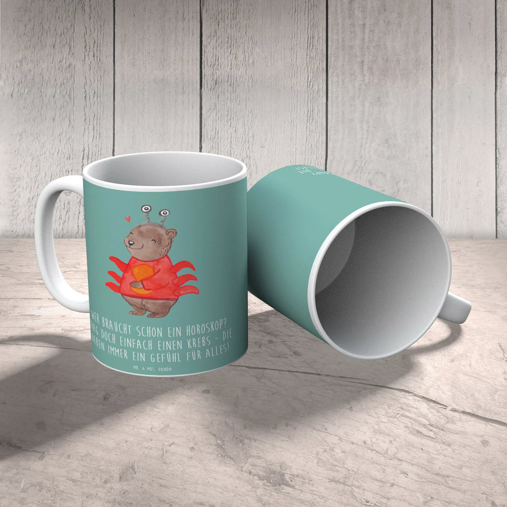 Mug Wer braucht schon ein Horoskop? Frag doch einfach einen Krebs - die haben immer ein Gefühl für alles! Geschenktasse, Tasse, Kaffeetasse, Bürotasse, Teetasse, Tasse mit Motiven, Keramiktasse, Porzellantasse, Tasse mit Zitaten, Tierkreiszeichen, Sternzeichen, Horoskop, Astrologie, Aszendent