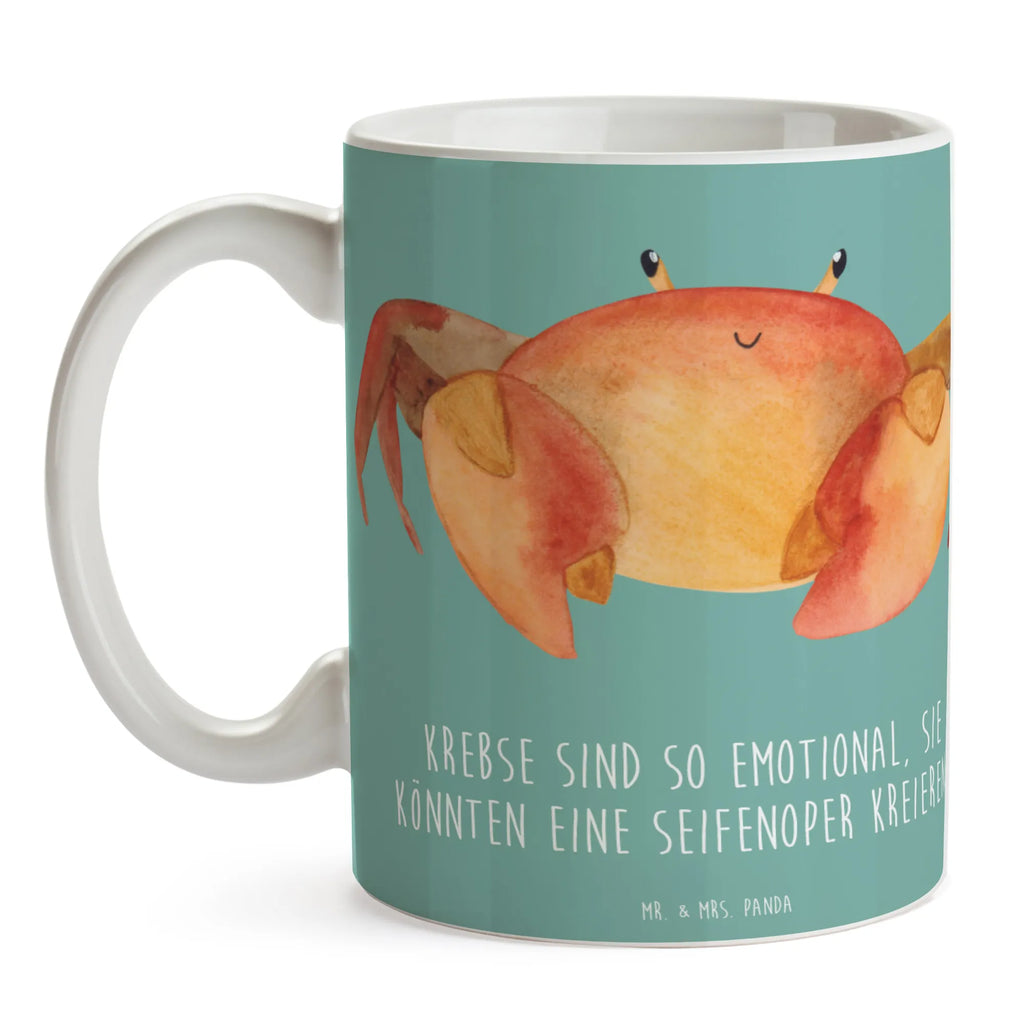 Tasse Emotionaler Krebs Geschenktasse, Porzellantasse, Teetasse, Tasse mit Motiven, Bürotasse, Kaffeetasse, Tasse mit Zitaten, Keramiktasse, Tasse, Tierkreiszeichen, Sternzeichen, Horoskop, Astrologie, Aszendent