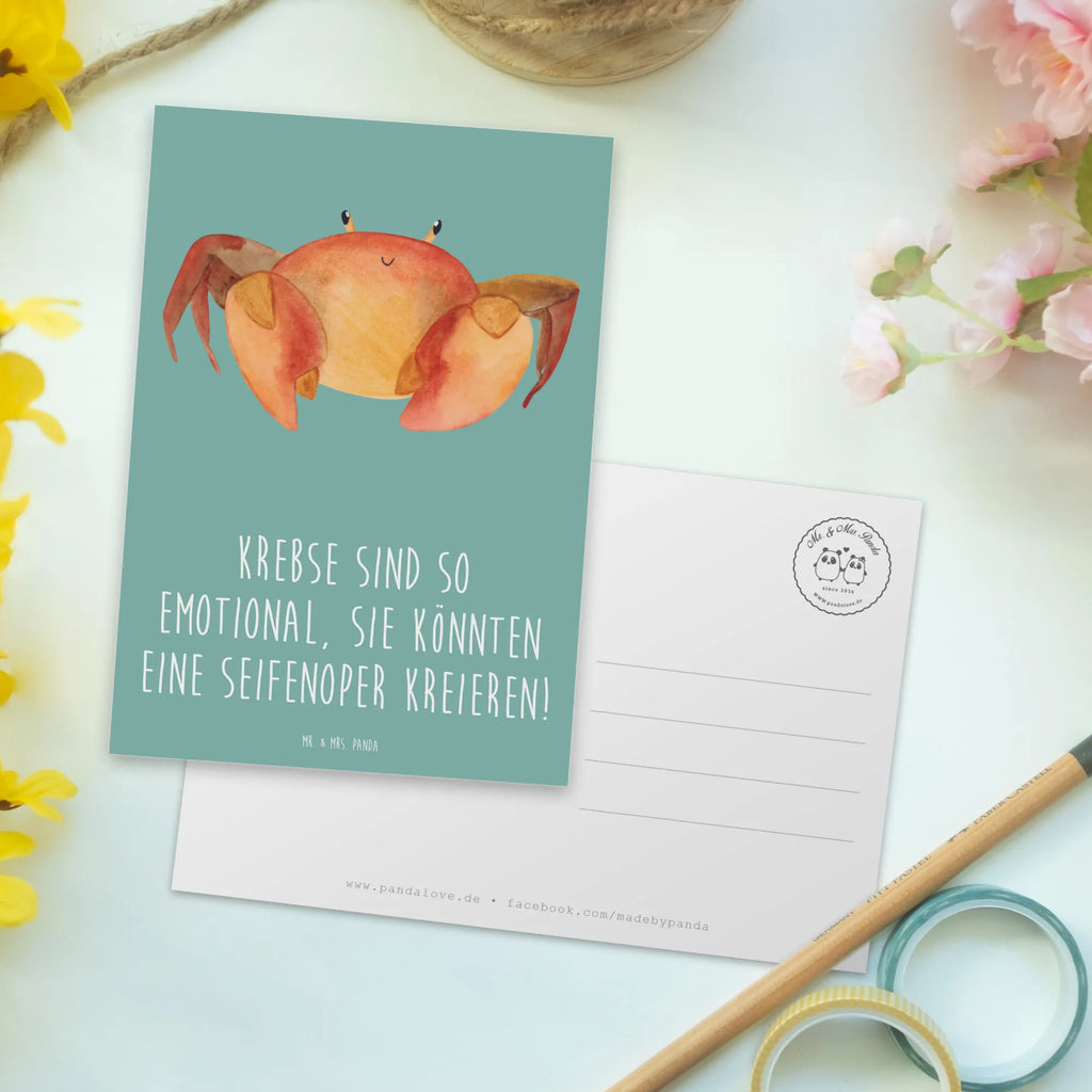 Postkarte Emotionaler Krebs Karte, Einladung Geburtstag, Einladung, Dankeskarte, Einladungskarte, Ansichtskarten, Geburtstagskarte, Geschenkkarte, Einladungskarten Geburtstag, Postkarte, Ansichtskarte, Grußkarte, Tierkreiszeichen, Sternzeichen, Horoskop, Astrologie, Aszendent