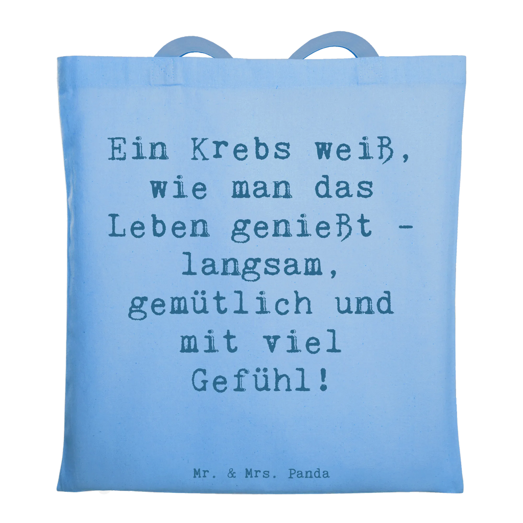 Tragetasche Spruch Krebs Genießer Beuteltasche, Beutel, Einkaufstasche, Jutebeutel, Stoffbeutel, Tasche, Shopper, Umhängetasche, Strandtasche, Schultertasche, Stofftasche, Tragetasche, Badetasche, Jutetasche, Einkaufstüte, Laptoptasche, Tierkreiszeichen, Sternzeichen, Horoskop, Astrologie, Aszendent