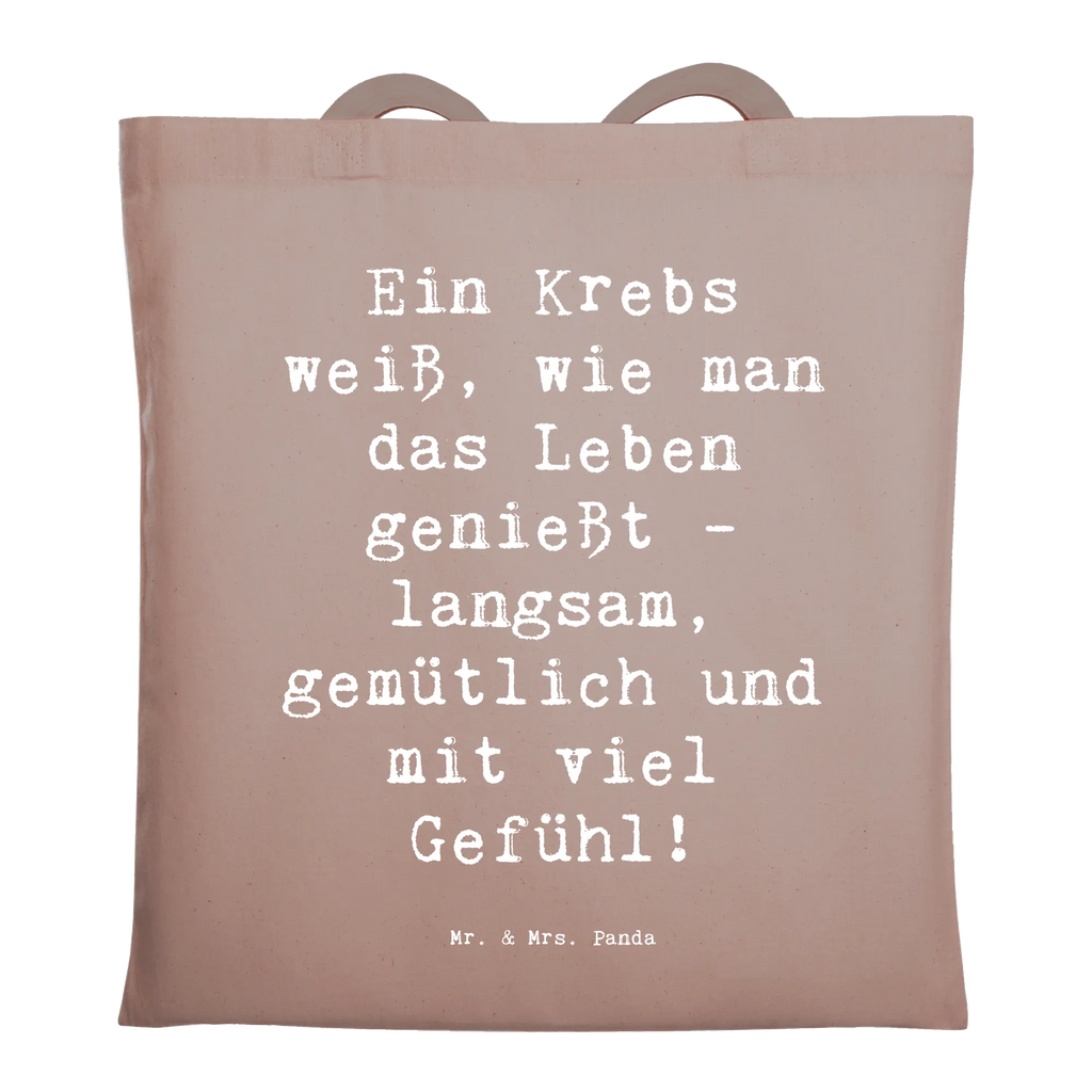 Tragetasche Spruch Krebs Genießer Beuteltasche, Beutel, Einkaufstasche, Jutebeutel, Stoffbeutel, Tasche, Shopper, Umhängetasche, Strandtasche, Schultertasche, Stofftasche, Tragetasche, Badetasche, Jutetasche, Einkaufstüte, Laptoptasche, Tierkreiszeichen, Sternzeichen, Horoskop, Astrologie, Aszendent