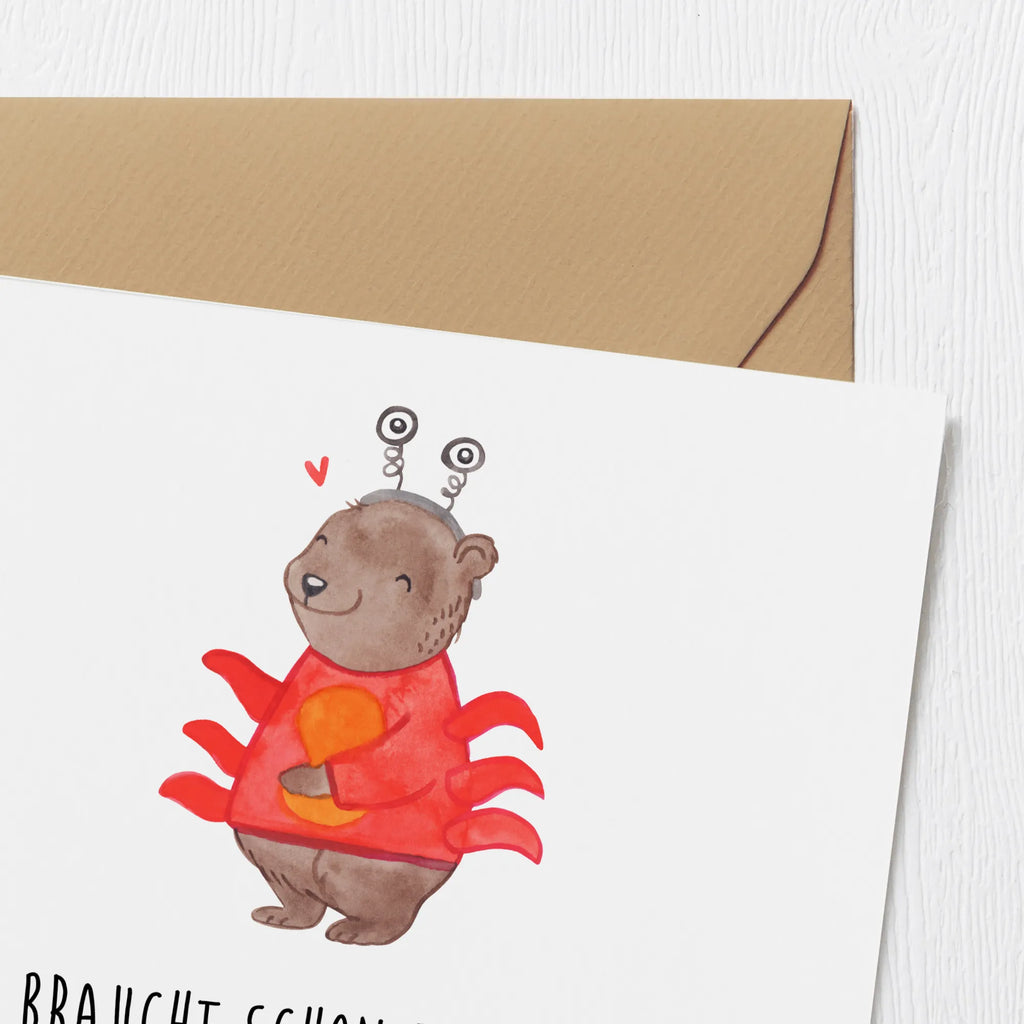 Deluxe Karte Krebs Gefühl Grußkarte, Karte, Geburtstagskarte, Klappkarte, Hochzeitskarte, Hochwertige Klappkarte, Hochwertige Grußkarte, Glückwunschkarte, Einladungskarte, Tierkreiszeichen, Sternzeichen, Horoskop, Astrologie, Aszendent