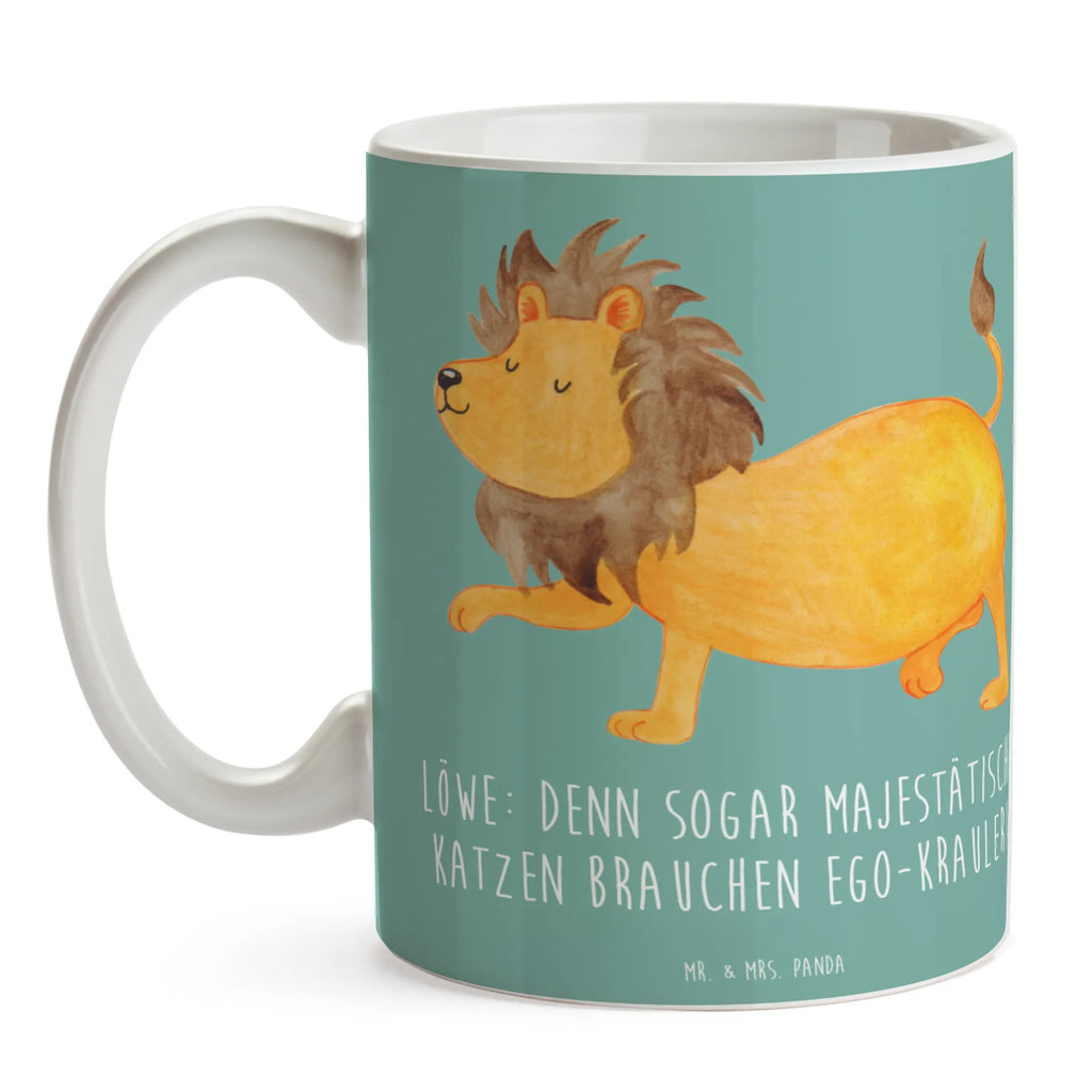 Tasse Majestätischer Löwe Kaffeetasse, Teetasse, Tasse mit Motiven, Porzellantasse, Tasse mit Zitaten, Tasse, Bürotasse, Keramiktasse, Geschenktasse, Tierkreiszeichen, Sternzeichen, Horoskop, Astrologie, Aszendent
