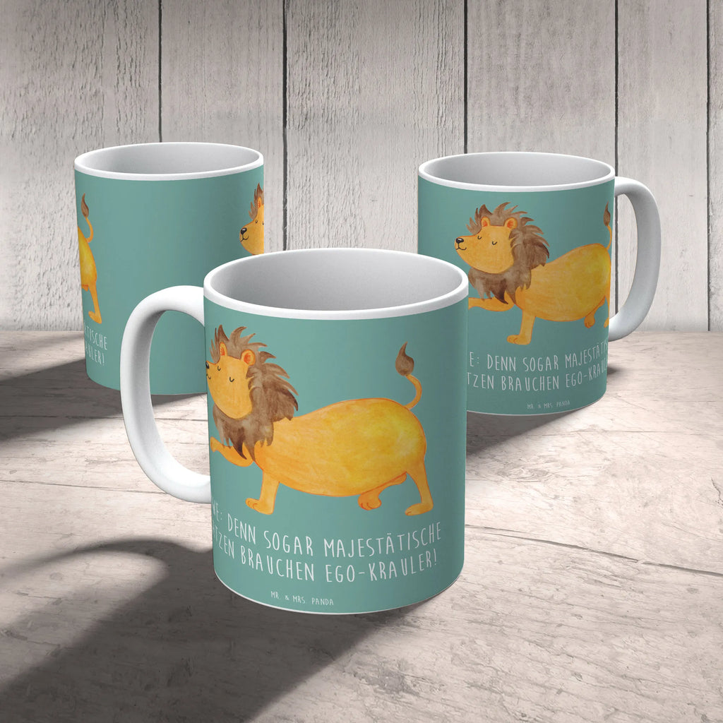 Tasse Majestätischer Löwe Kaffeetasse, Teetasse, Tasse mit Motiven, Porzellantasse, Tasse mit Zitaten, Tasse, Bürotasse, Keramiktasse, Geschenktasse, Tierkreiszeichen, Sternzeichen, Horoskop, Astrologie, Aszendent