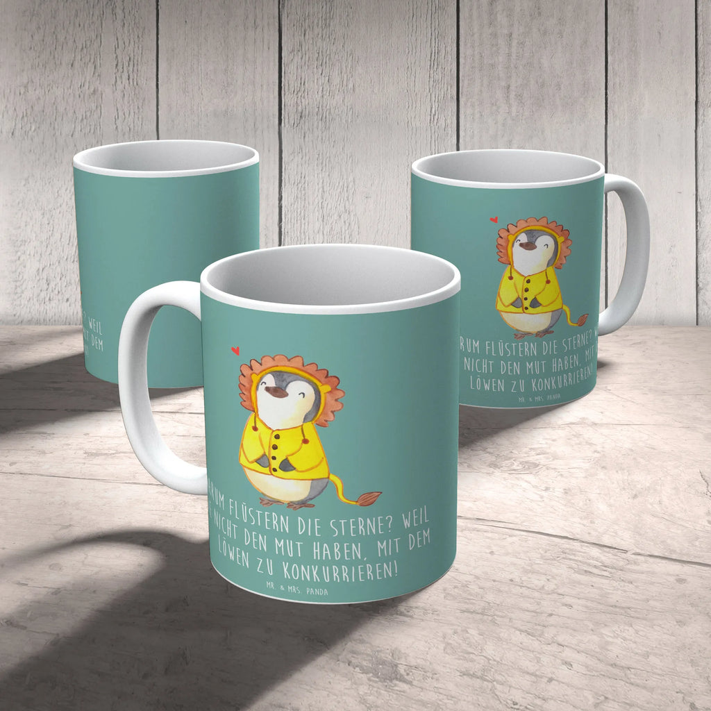 Tasse Sterne und Löwe Kaffeetasse, Keramiktasse, Geschenktasse, Porzellantasse, Bürotasse, Teetasse, Tasse mit Motiven, Tasse, Tasse mit Zitaten, Tierkreiszeichen, Sternzeichen, Horoskop, Astrologie, Aszendent