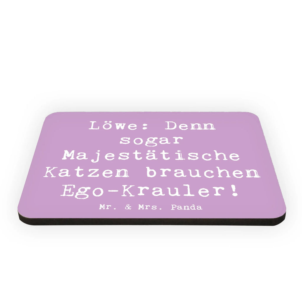 Magnet Saying Löwe: Denn sogar Majestätische Katzen brauchen Ego-Krauler! Dekomagnet, Souvenir Magnet, Kühlschrank Dekoration, Whiteboard Magnet, Notiz Magnet, Pinnwandmagnet, Motivmagnete, Kühlschrankmagnet, Tierkreiszeichen, Sternzeichen, Horoskop, Astrologie, Aszendent