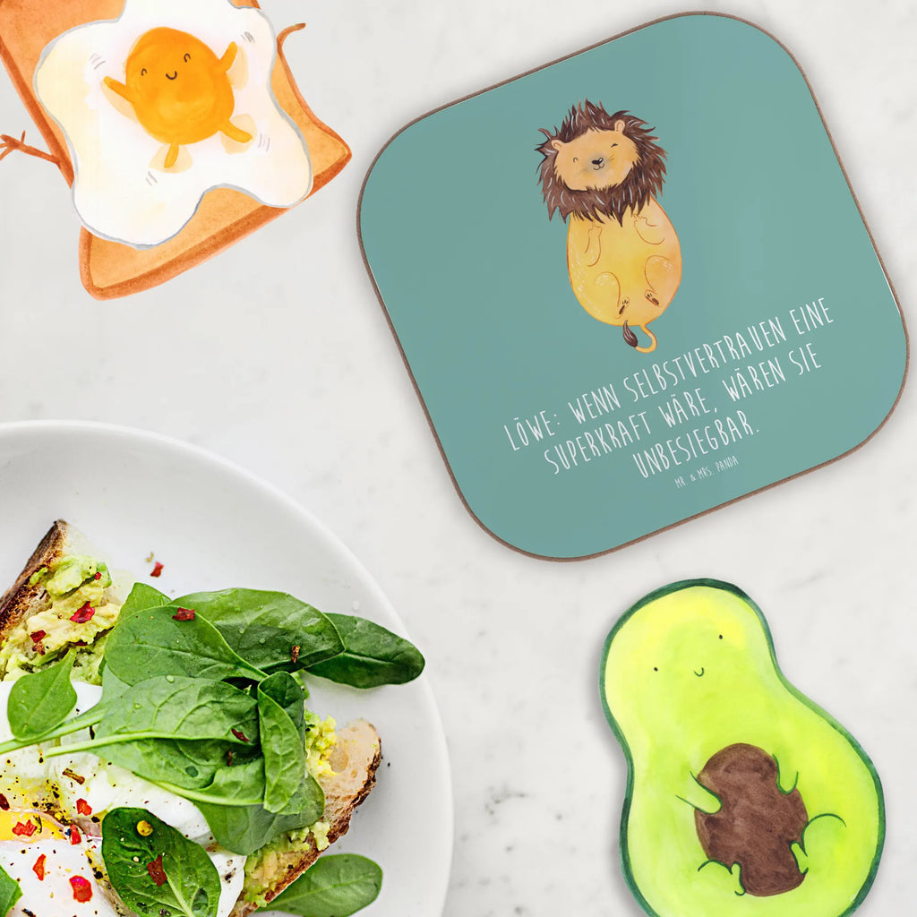 Square coaster Löwe: Wenn Selbstvertrauen eine Superkraft wäre, wären sie unbesiegbar. Bierdeckel, Glasuntersetzer, Untersetzer Gläser, Tassen Untersetzer, Getränkeuntersetzer, Korkuntersetzer, Holzuntersetzer, Untersetzer Holz, Untersetzer für Gläser, Untersetzer aus Holz, Untersetzer Design, Untersetzer, Tierkreiszeichen, Sternzeichen, Horoskop, Astrologie, Aszendent