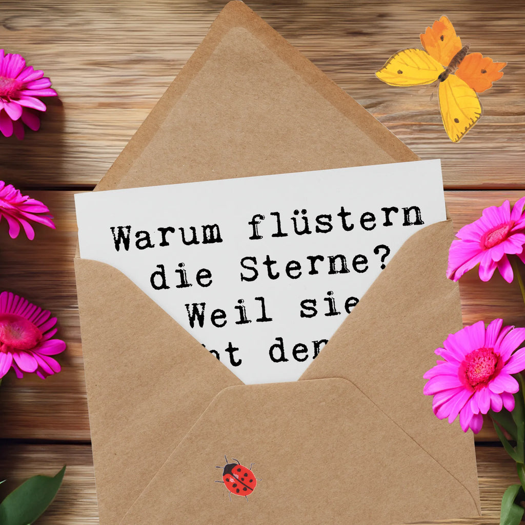 Deluxe Karte Spruch Sterne und Löwe Einladungskarte, Karte, Hochwertige Klappkarte, Glückwunschkarte, Hochwertige Grußkarte, Hochzeitskarte, Grußkarte, Klappkarte, Geburtstagskarte, Tierkreiszeichen, Sternzeichen, Horoskop, Astrologie, Aszendent