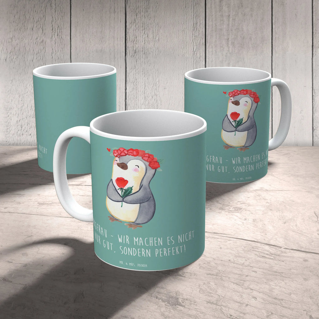 Tasse Jungfrau Perfektion Geschenktasse, Keramiktasse, Tasse, Kaffeetasse, Tasse mit Motiven, Tasse mit Zitaten, Porzellantasse, Bürotasse, Teetasse, Tierkreiszeichen, Sternzeichen, Horoskop, Astrologie, Aszendent