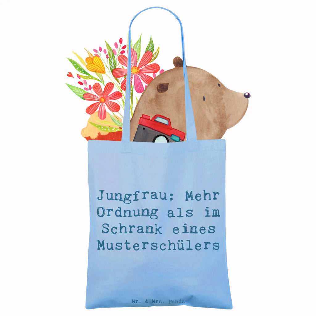 Tragetasche Spruch Jungfrau Ordnung Beuteltasche, Beutel, Einkaufstasche, Jutebeutel, Stoffbeutel, Tasche, Shopper, Umhängetasche, Strandtasche, Schultertasche, Stofftasche, Tragetasche, Badetasche, Jutetasche, Einkaufstüte, Laptoptasche, Tierkreiszeichen, Sternzeichen, Horoskop, Astrologie, Aszendent